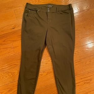 Torrid Olive Green Jeggings